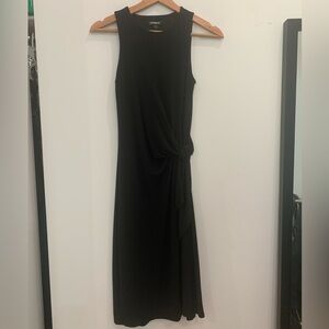 Express tie waist midi, Black, Size XS